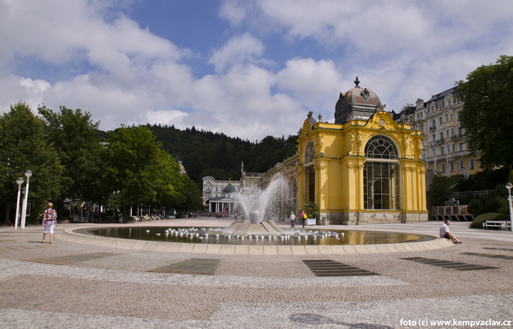 marianske lazne marienbad spa kur kurort zpivajici fontana